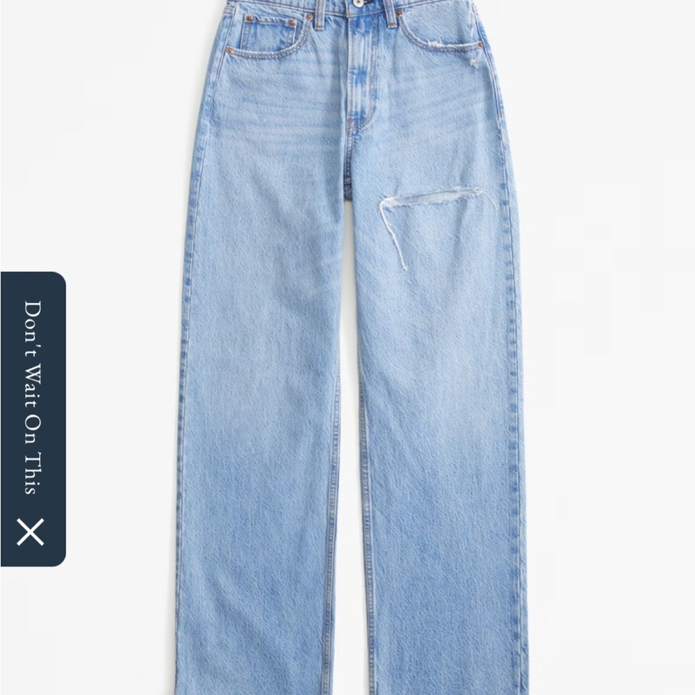 Abercrombie Loose High Rise Jeans